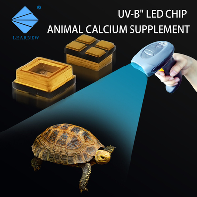 Seramik SMD LED UVB LED CHIP 290nm 300nm 310MN 315nm 3535 Chip LED Hayvan Kalsiyum Takviyesi için